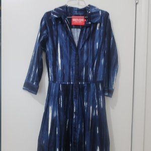 Samantha Sung Tie Dye Shirtdress Size 4